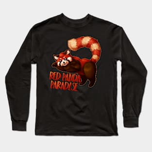 Red Panda Paradise Long Sleeve T-Shirt